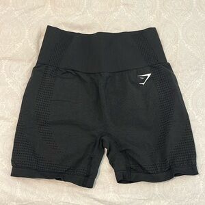 Gymshark vital seamless shorts (black marl)